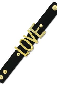 BCBGeneration Black Love Wide Snap Bracelet - Lyst