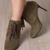 Burberry Prorsum English Heritage Ankle Boots in Khaki - Lyst