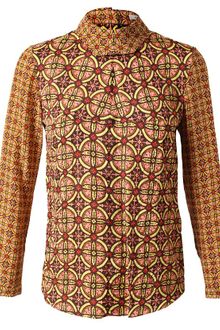 Carven Tailored Shirt with Window Print - Lyst