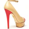 Charlotte Olympia Kiss Me Dolores Pump in Beige (nude) - Lyst