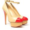 Charlotte Olympia Kiss Me Dolores Pump in Beige (nude) - Lyst