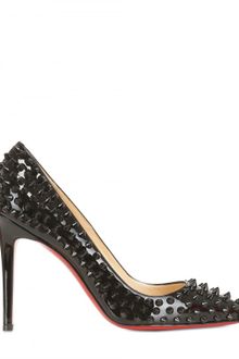 Christian Louboutin 100mm Pigalle Patent Spikes Pumps - Lyst