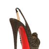 Christian Louboutin 150mm Jenny Glitter Knot Sandals in Brown (bronze) - Lyst
