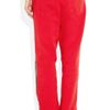 Christopher Kane Leather Trimmed Boyfriend Fit Jeans in Red - Lyst