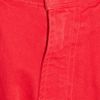 Christopher Kane Leather Trimmed Boyfriend Fit Jeans in Red - Lyst