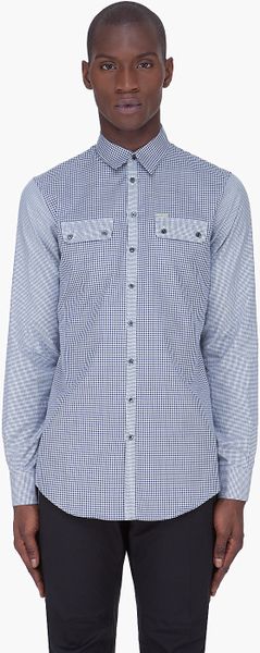 Dsquared2 Grey Check Carpenter Shirt in Gray for Men (grey) - Lyst