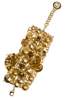 Elie Saab Large Metal Flower Bracelet - Lyst