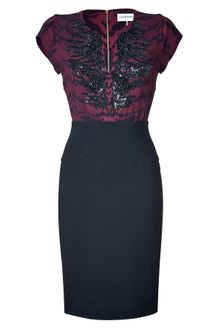 Emilio Pucci Baroloblack Sequined Sheath Dress - Lyst