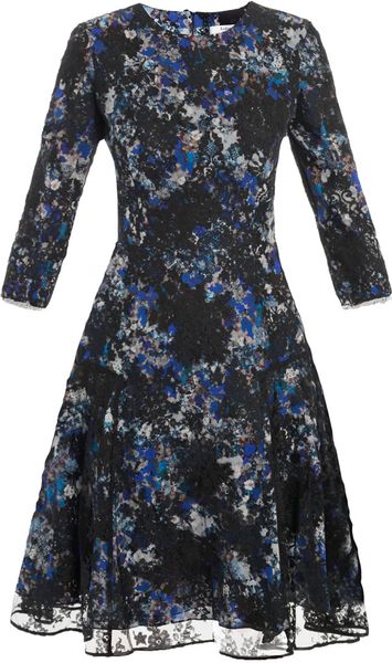 Erdem Lily Pelham Dress in Blue - Lyst