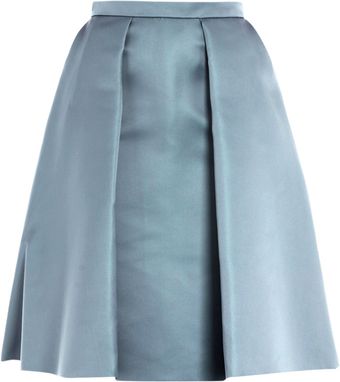 Giles Double Duchess Full Satin Skirt - Lyst