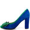 Isaac Mizrahi Lauren Medium Suede in Blue - Lyst