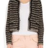 Isabel Marant Barte Striped Knitted Cardigan in Gray (multi) - Lyst
