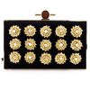 Jason Wu Black and Gold Daphne Box Clutch in Black - Lyst