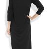 Jil Sander Garden Knitted Jersey Dress in Black - Lyst