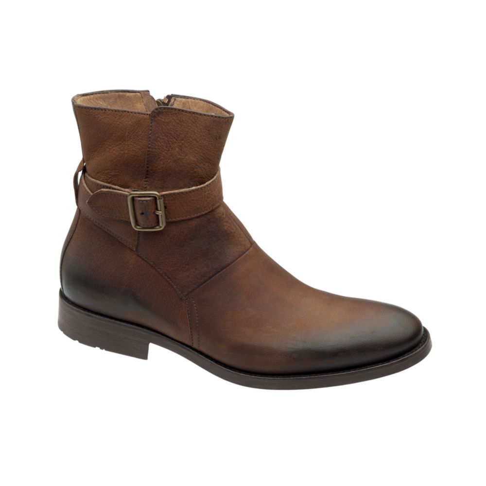 Johnston  Murphy Whitaker Harness Boots in Brown for Men (chestnut ...