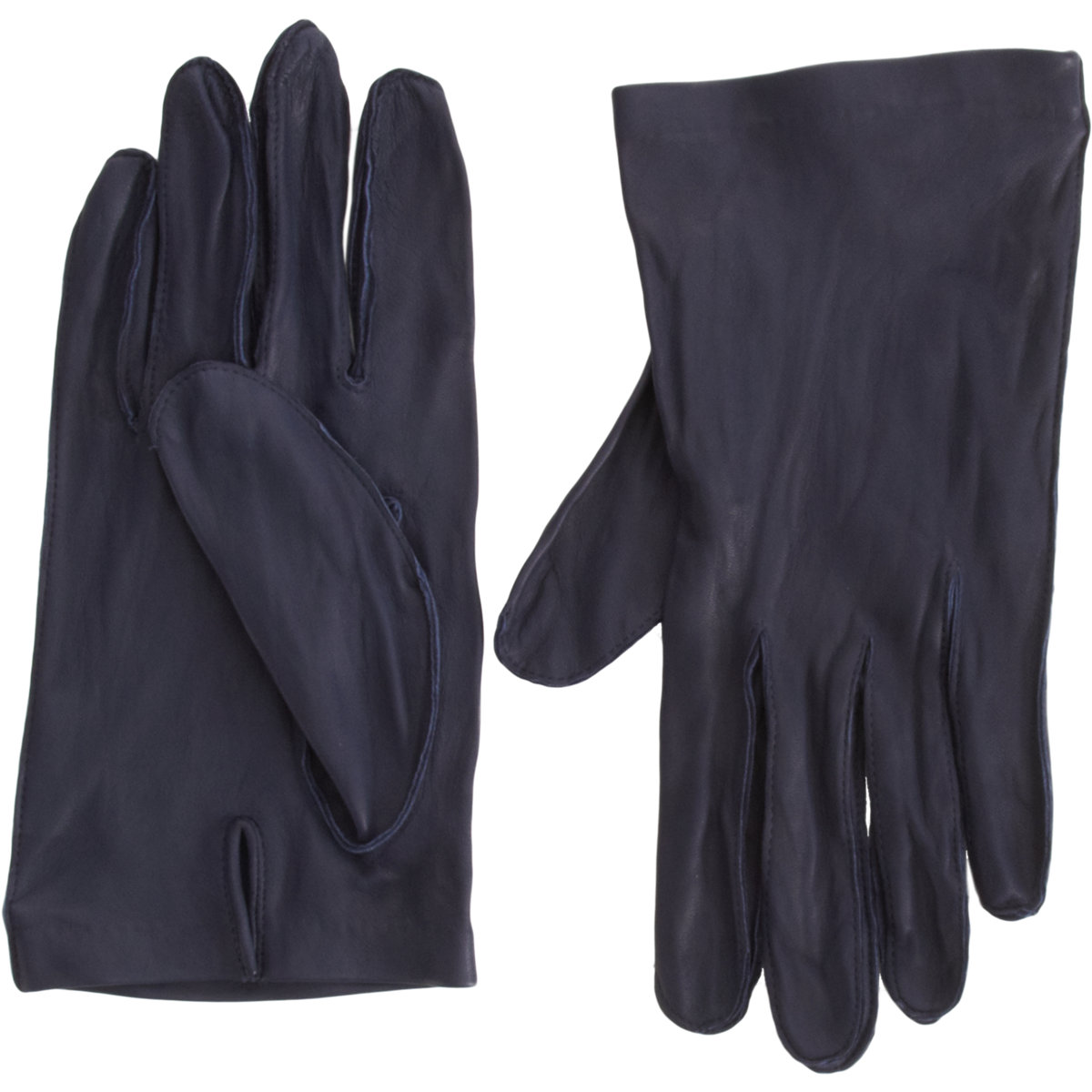 Lanvin Leather Gloves in Blue (navy) Lyst