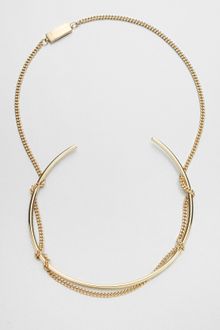 Maison Martin Margiela Cuff and Chain Necklace - Lyst