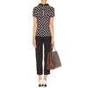 Marni Graphic Silk Printed Top in Black (coal) - Lyst