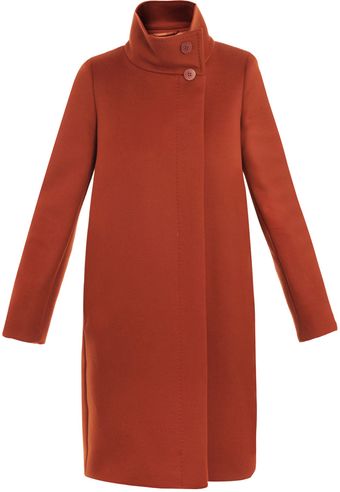 Max Mara Glamis Funnel Neck Coat - Lyst