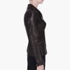 Mcq By Alexander Mcqueen Black Hip Leather Biker Jacket in Black - Lyst