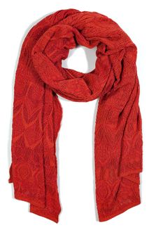 Missoni Saffron Metallic Textural Knit Maxi Scarf - Lyst