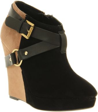 Office Devils Point Black Taupe Suede - Lyst