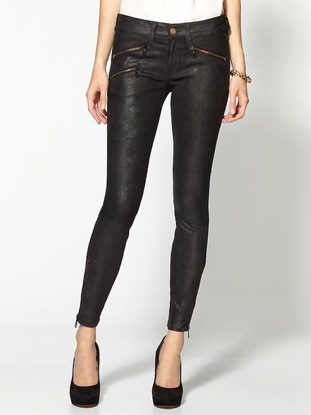 Rag & Bone  Leather Pants in Black (black leather) - Lyst
