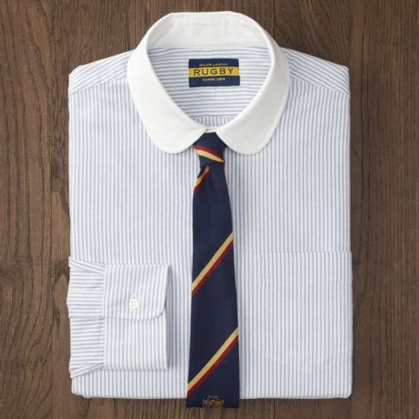 Club Dress on Rugby Club Collar Dress Oxford In Blue For Men  Blue White    Lyst