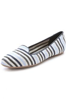 Splendid Cannes Striped Smoking Shoe - Lyst