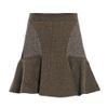 Stella Mccartney Patti Tweed Flippe Skirt in Brown (camel) - Lyst