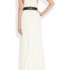 Stella Mccartney Saskia Stretch Cady and Mesh Gown in Blue (navy) - Lyst