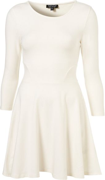 Topshop Half Sleeve Flippy Tunic - Lyst
