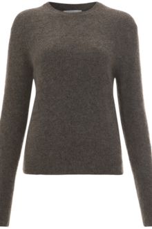 Acne Brown Lia Mohair Round Neck Jumper - Lyst