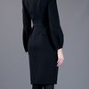 Alexander Mcqueen Fitted Dress in Black - Lyst