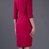 Alexander Mcqueen Silk Dress in Red (cherry) - Lyst