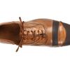 Alexander Mcqueen Banded Cap Toe Oxford in Brown (e) - Lyst