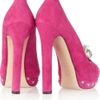 Alexander Mcqueen Skullembellished Suede Pumps in Pink (rose) - Lyst
