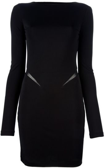 Alexander Wang Fitted Mid Length Dress - Lyst