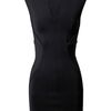 Alexander Wang Structured Stretch Knit Dress in Black - Lyst