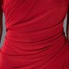 Alexander Wang Asymmetric Draped Dress in Red - Lyst