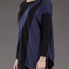 Alice + Olivia Colorblock Sweater in Black - Lyst