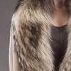 Alice + Olivia Izzy Cascade Fur Cardigan in Beige (nude) - Lyst