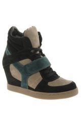 Ash Cool Multicoloured Green Wedge Trainers