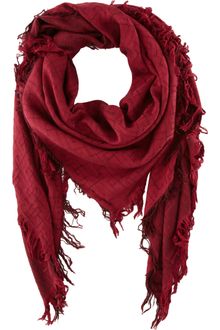 Balmain Oversized Damask Jacquard Scarf - Lyst
