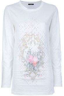Balmain Printed Tshirt - Lyst