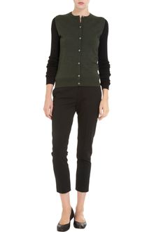Barneys New York Two Tone Cardigan - Lyst