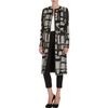 Bottega Veneta Jacquard Coat in Black - Lyst