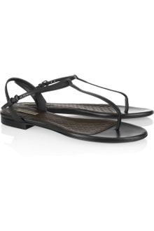 Bottega Veneta Leather Sandals - Lyst