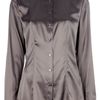 Burberry Silk Blouse in Gray (grey) - Lyst