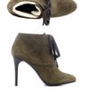 Burberry Prorsum English Heritage Ankle Boots in Khaki - Lyst